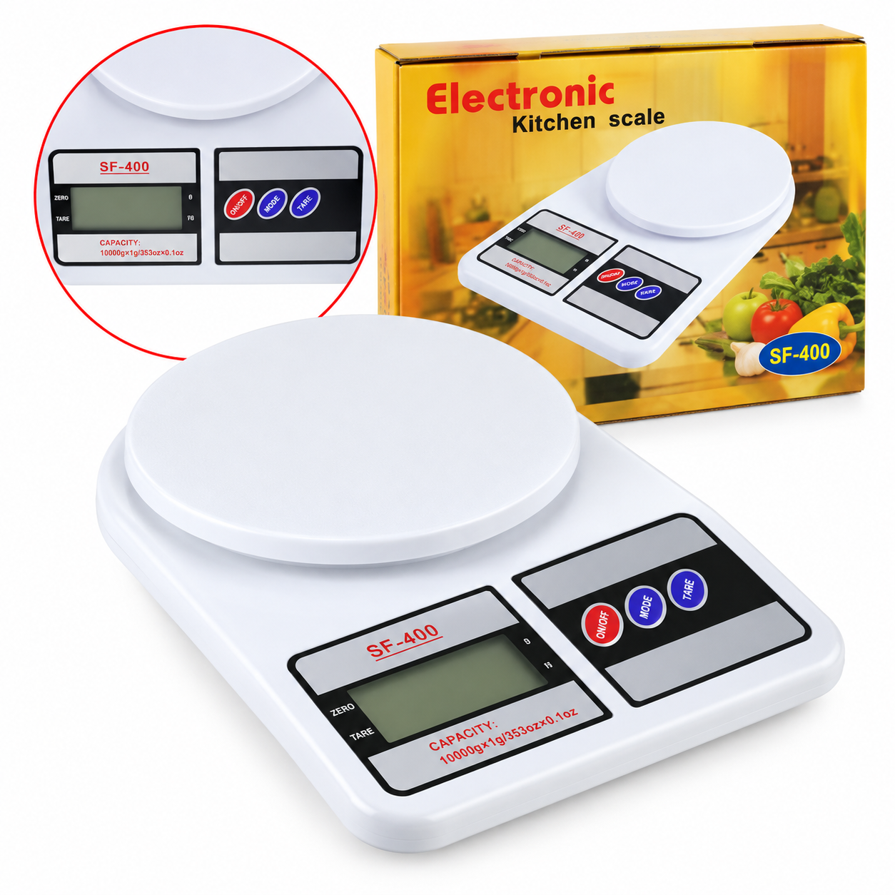 Digital Kitchen Scale 10Kg SF-400 China